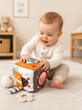 Montessori Sensory Activity Cube for Babies 6-36 Months