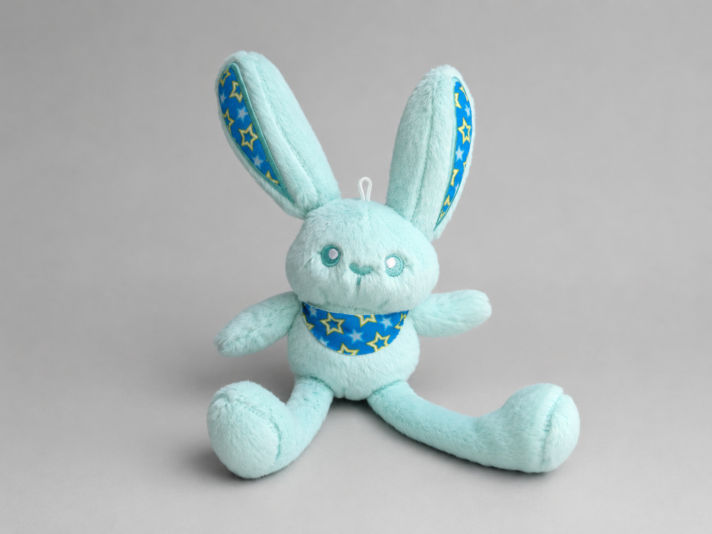 Cute Pink Plush Bunny Toy – Children's Plush with Adjustable Floppy Ears